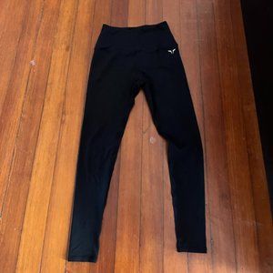 New Squat Wolf Black Leggings Large